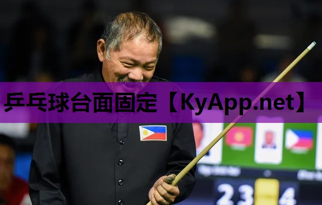 乒乓球台面固定