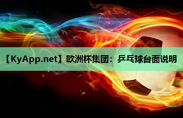 乒乓球台面说明 乒乓球台面说明